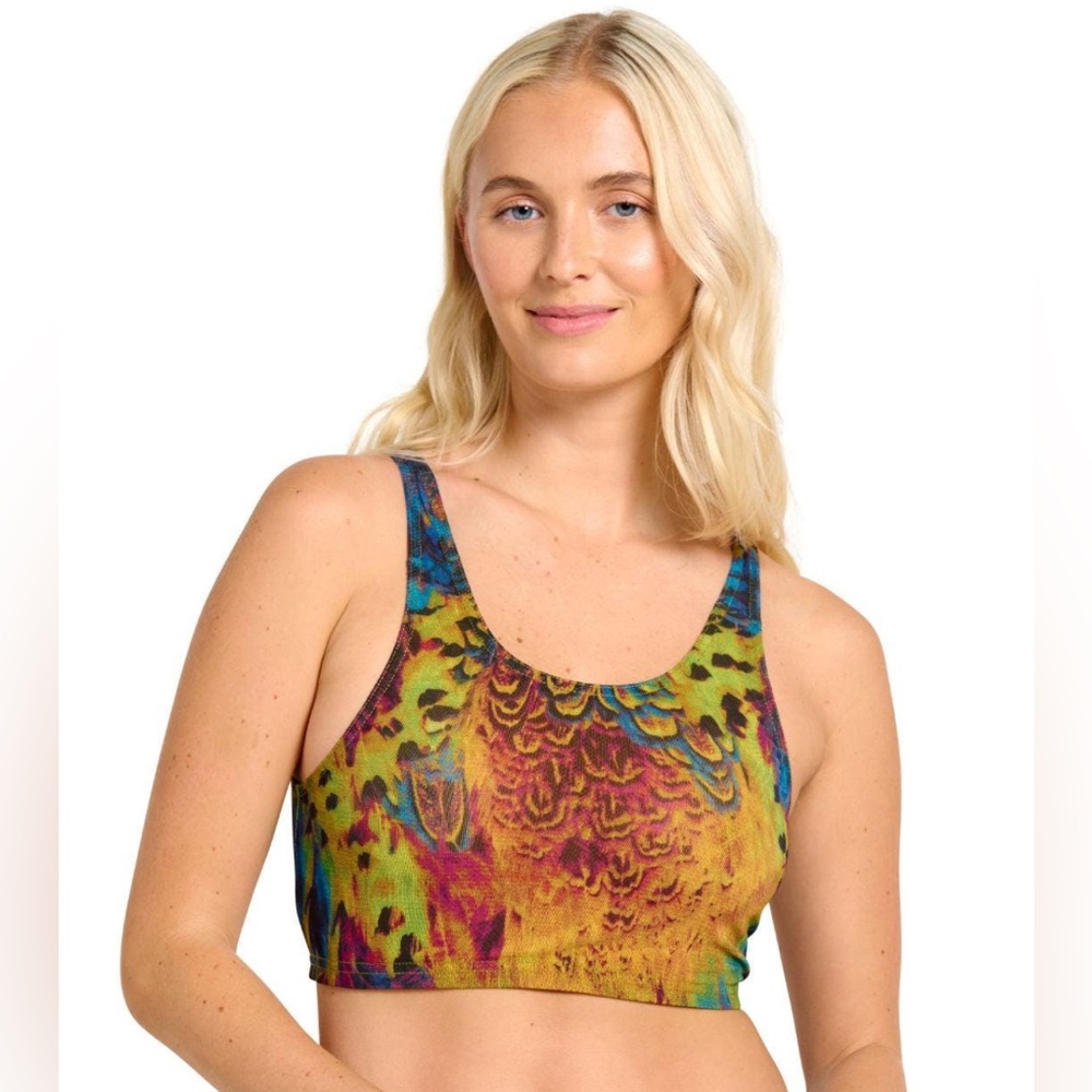 Amalfi Tan-Through Cropkini